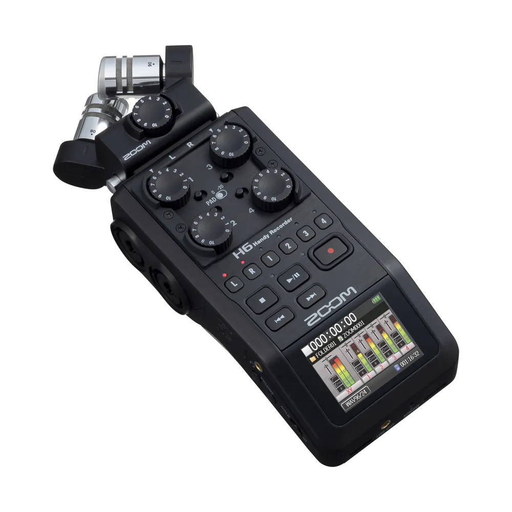 Zoom-H6-6-Track-Portable-Handheld-Recorder | Our Equipement