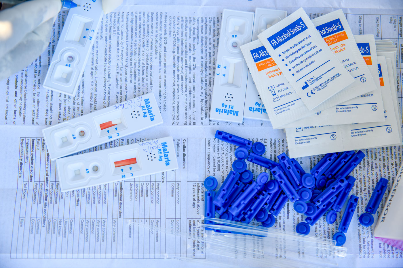Malaria testing kits | USAID Supporting Health Systems in Uganda